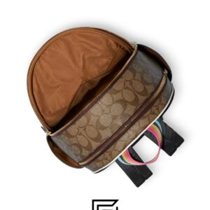 Bags,Leather,Women Coach X Peanuts Court Backpack In Signature Canvas With Varsity Patches C4115 Coach
