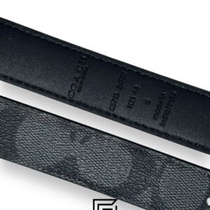 Signature Buckle Belt 38 Mm COLOR Grey C5715 - Image 2