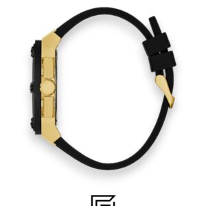 ⁦GUESS MEN Gold X BLACK TOW TONE Analog Watch -GW0423G2⁩ - الصورة ⁦3⁩