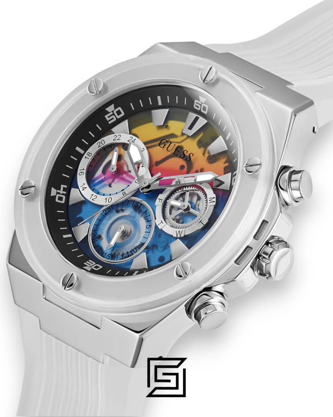 GUESS MEN TRANSPARENT TONE Analog Watch -GW0425G4 - Image 5