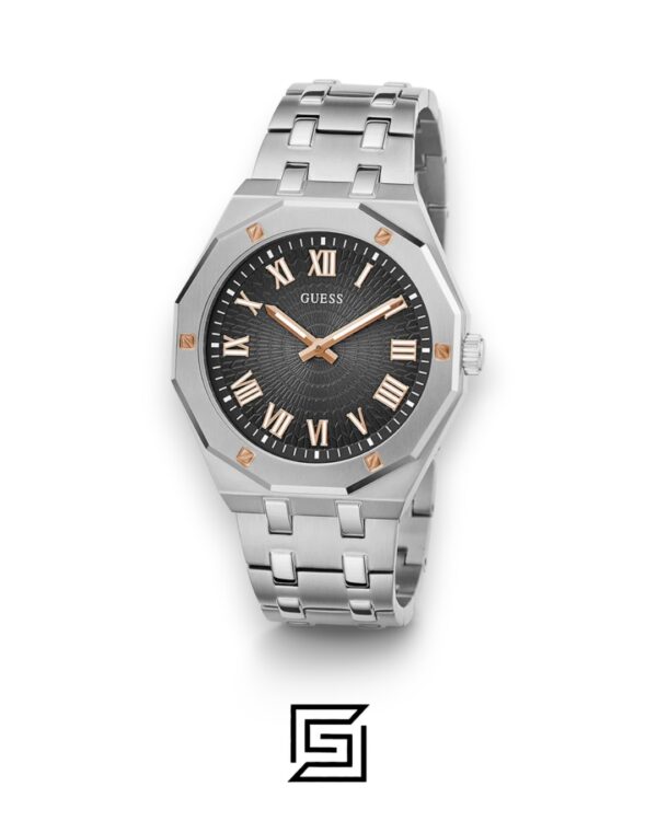 GUESS MEN SILVER Tone Analog Watch - GW0575G1