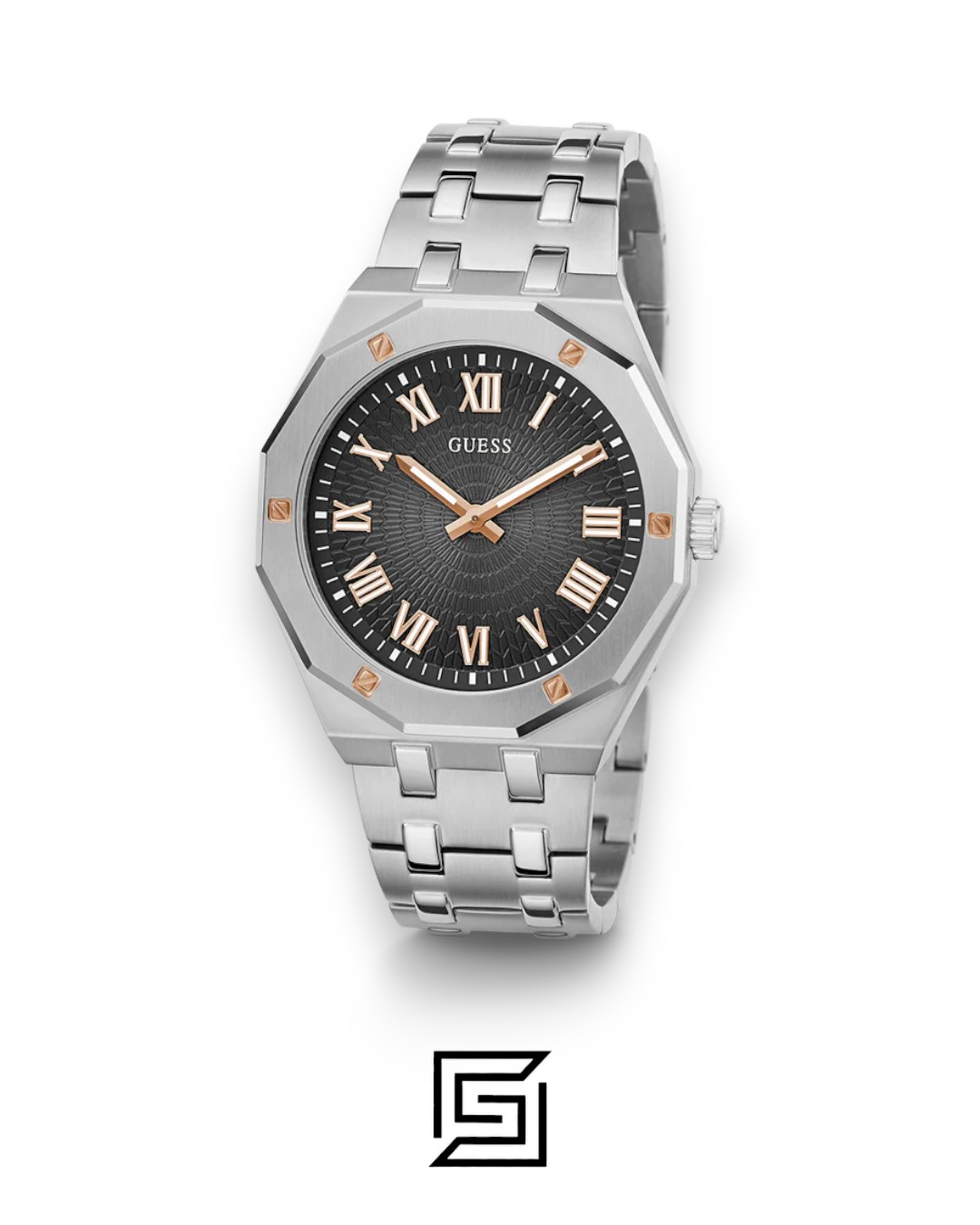 GUESS MEN SILVER Tone Analog Watch - GW0575G1 - Image 2