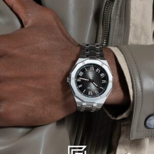 ⁦GUESS MEN SILVER Tone Analog Watch - GW0575G1⁩ - الصورة ⁦9⁩