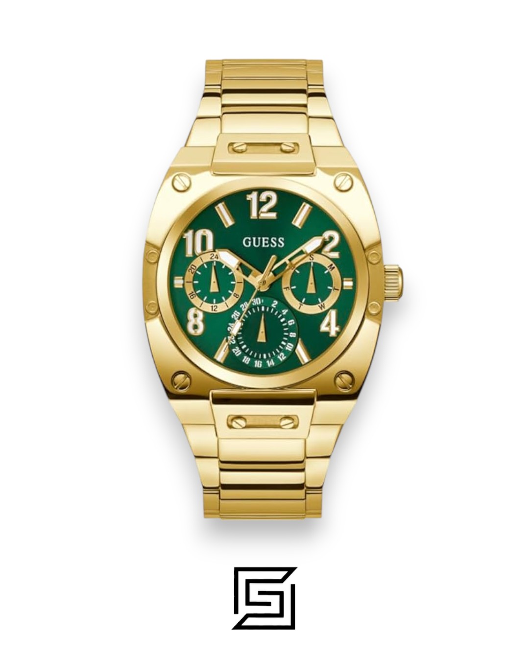 GUESS MEN GOLD Tone Analog WATCH GW0624G2