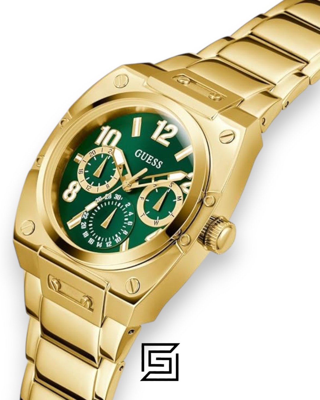 GUESS MEN GOLD Tone Analog WATCH GW0624G2 - Image 4