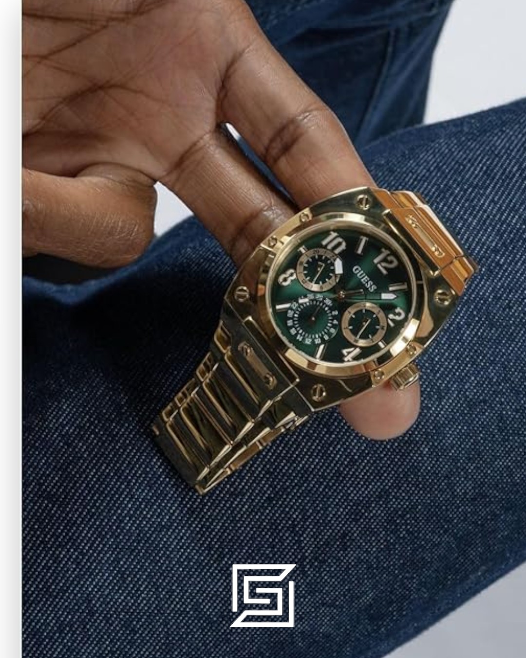 GUESS MEN GOLD Tone Analog WATCH GW0624G2 - Image 7