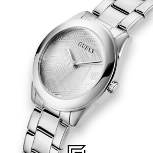 ⁦GUESS Ladies SILVER Tone Analog Watch GW0606L1⁩ - الصورة ⁦5⁩