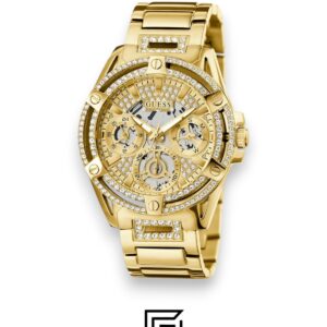 ⁦GUESS Ladies Gold Tone Analog Watch GW0464L2⁩ - الصورة ⁦2⁩