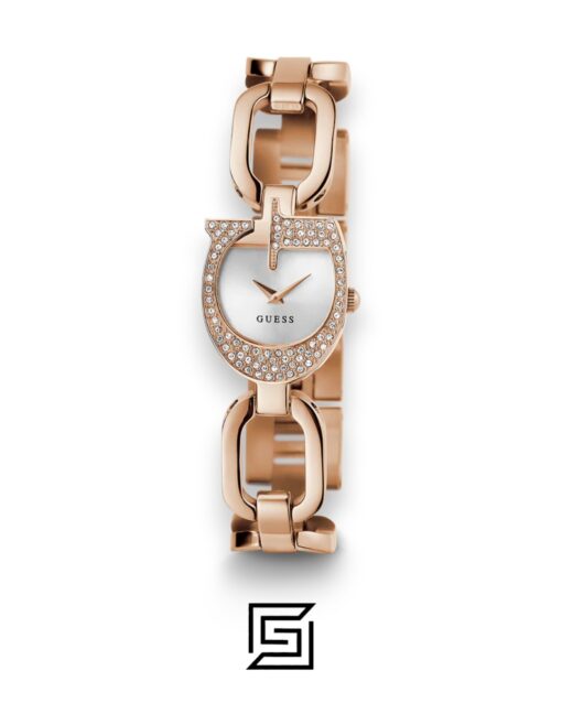 Alternative view of GUESS Ladies ROSE GOLD Tone Analog GW0683L3