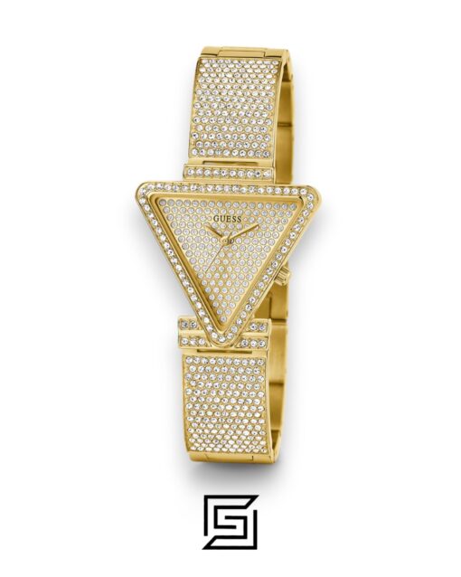 Alternative view of GUESS Ladies GOLD Tone Analog GW0644L2