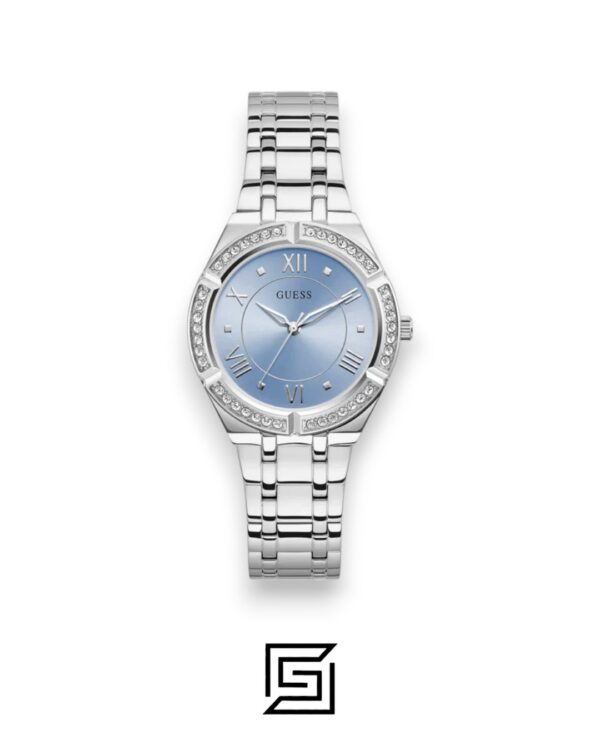 GUESS Ladies SILVER Tone Analog Watch GW0033L5