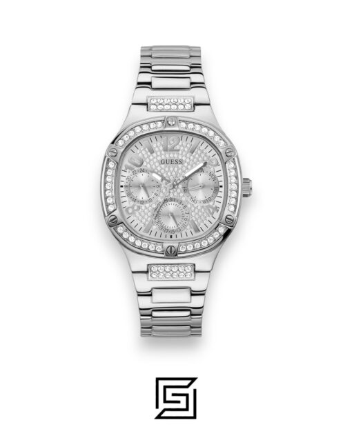 GUESS Ladies SILVER Tone Analog Watch GW0558L1