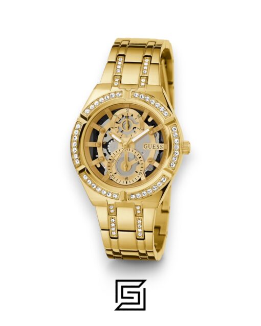 Alternative view of GUESS Ladies Gold Tone Analog Watch GW0604L2
