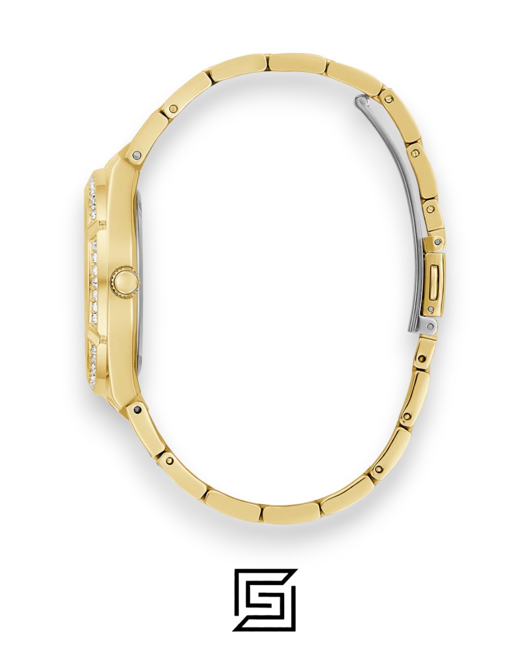 GUESS Ladies Gold Tone Analog Watch GW0604L2 - Image 3