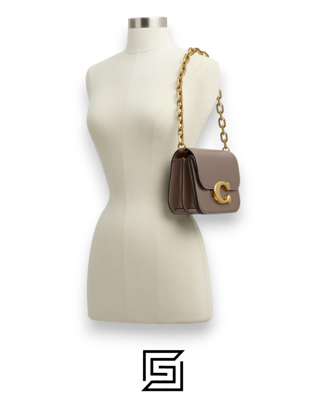 Bags,Leather,Women Idol Bag Style No.CM557 Light Brown Coach