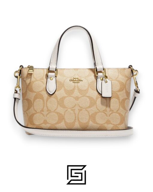 Bags,Leather,Women Mini Gallery Crossbody In Signature Canvas CH468 Khaki Coach