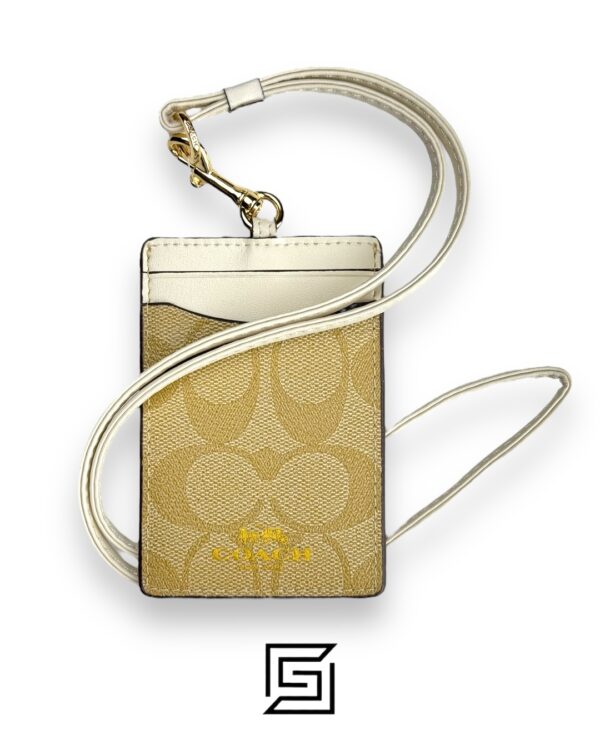 Id Lanyard In Signaure Canvas CZ285 KHAKI