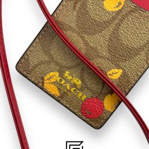 Id Lanyard In Signature Canvas With Cherry Print F31899 - Image 2