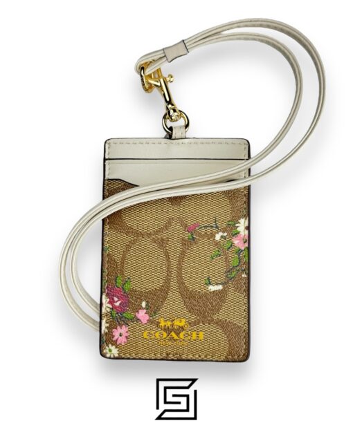 ID lanyard with Fllowers print C8686