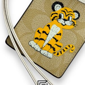 ID lanyard with Fllowers print C865T - Image 2