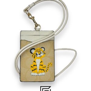 ID lanyard with Fllowers print C865T - Image 1