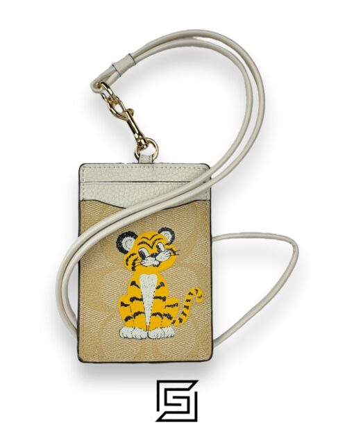 ID lanyard with Fllowers print C865T