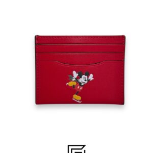 COACH×DISNEY collaboration Mickey Pass Case CM209 Red - Image 1