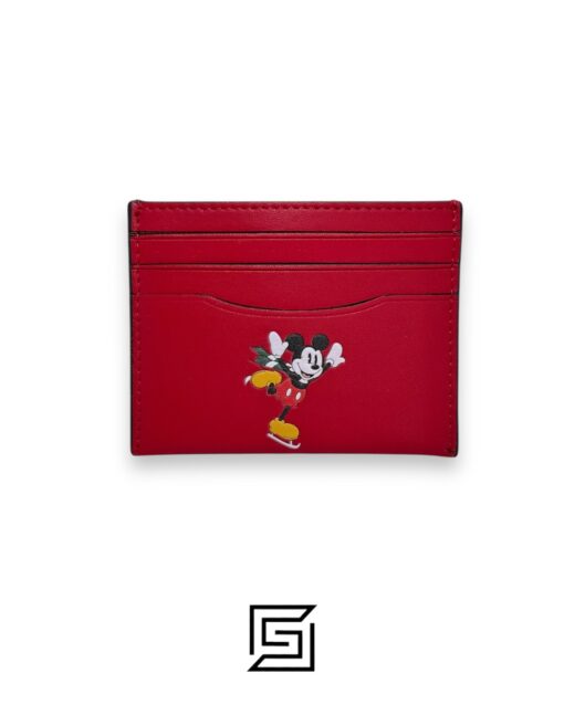COACH×DISNEY collaboration Mickey Pass Case CM209 Red