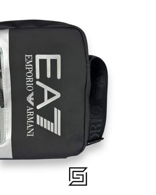 Alternative view of EA10004 CROSS BAG BLACK SILVER