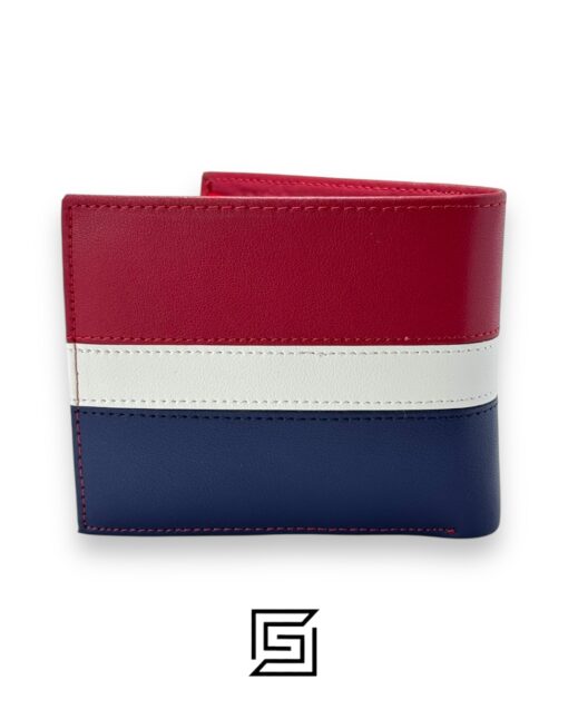 Alternative view of TOMMY SINGLE WALLET W TOMMY SIGNATURE COLORS IN MIDDLE/MULTI COLORS