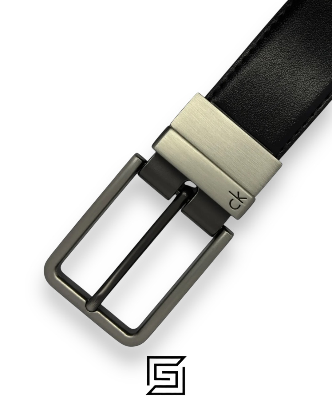 ⁦CK SET BELT AND WALLET CK LOGO MODEL 1⁩ - الصورة ⁦3⁩