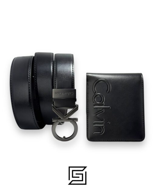 CK SET BELT AND WALLET CK LOGO MODEL 8