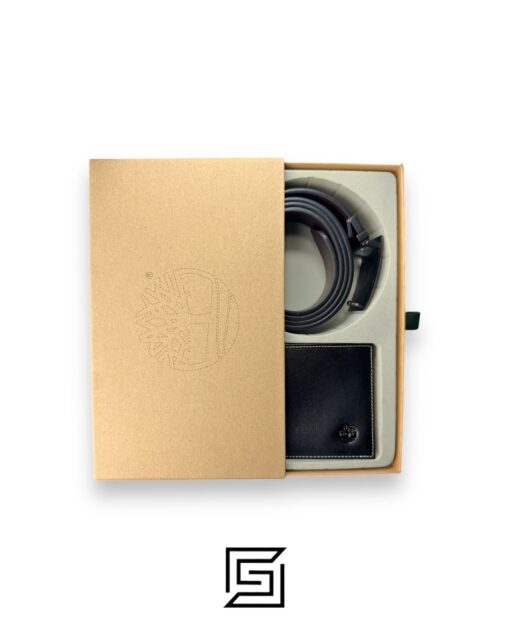 Set Passcase Wallet with Black Belt