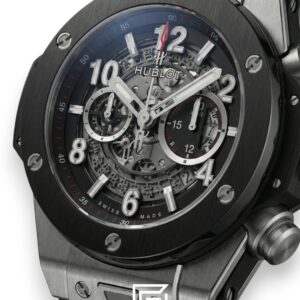 ⁦Hublot Big Bang 20 Years – Black & Silver Chronograph⁩ - الصورة ⁦2⁩