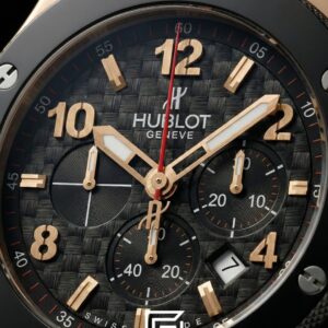 ⁦Hublot Big Bang King – Rose Gold Case with Black Dial & Rubber Strap⁩ - الصورة ⁦2⁩