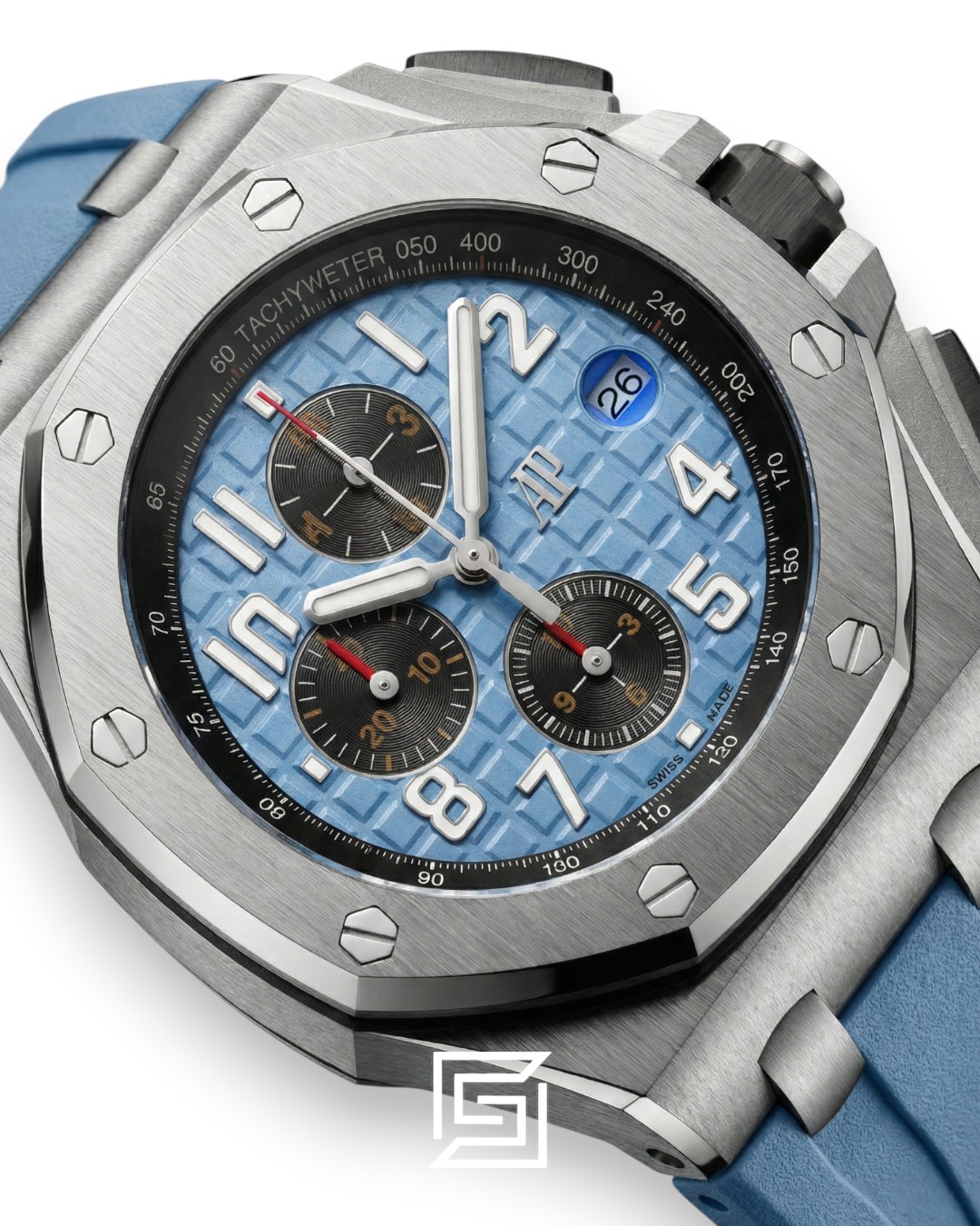 AP Royal Oak Offshore Chronograph Sky Blue Numbers Dial 42mm - Image 2
