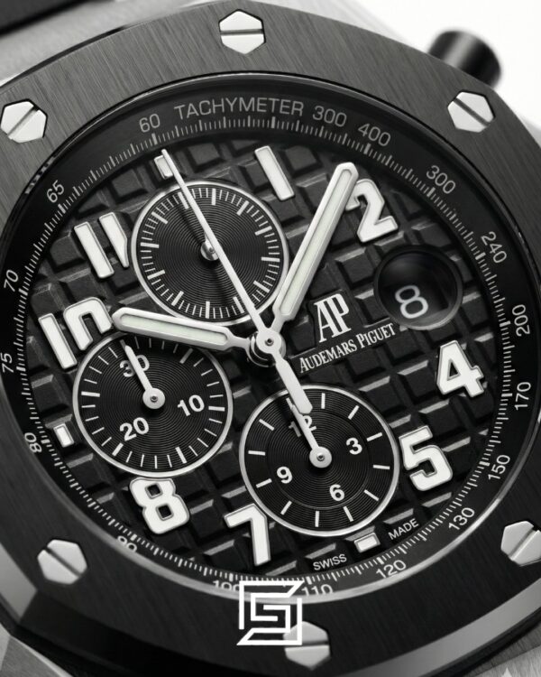Audemars Piguet Royal Oak Offshore Black Numbers – Automatic – Rubber Strap