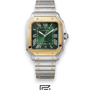 Cartier Santos Green Two-Tone