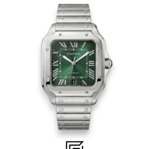 Cartier Santos Green Steel