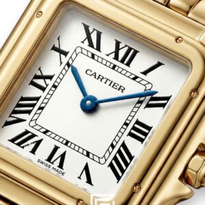 Cartier Santos Full Gold White Dial – Japanese Automatic Movement (25mm) - Image 2