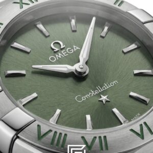 Omega Constellation Ladies 27mm – Olive Green Dial & Stainless Steel - Image 2
