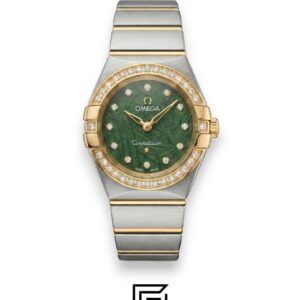 Omega Constellation Green Diamond Two-Tone