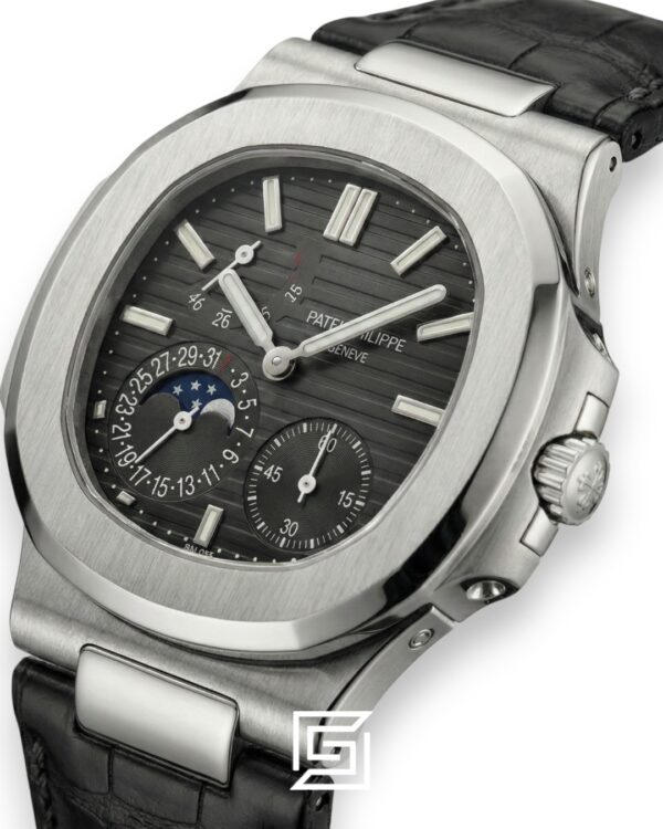 Patek Philippe Grand Complication – Black Dial – Black Leather Strap – Japanese Automatic