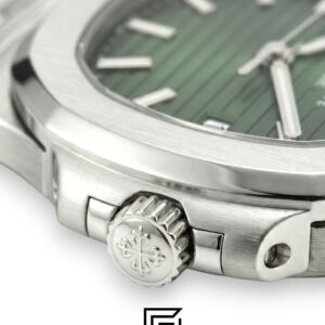 ⁦Patek Philippe Nautilus Green Dial – Stainless Steel Bracelet – Japanese Automatic⁩ - الصورة ⁦3⁩