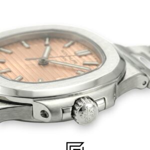 Patek Philippe Nautilus Japanese Automatic – Stainless Steel Bracelet – Salmon Dial - Image 5