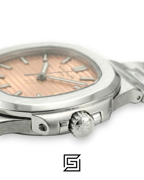 Patek Philippe Nautilus Japanese Automatic – Stainless Steel Bracelet – Salmon Dial