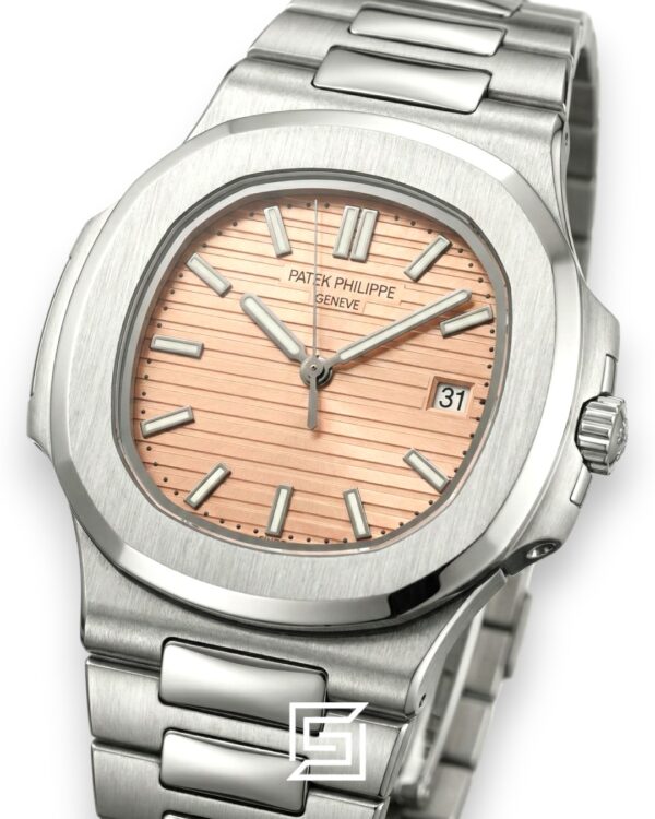 Patek Philippe Nautilus Japanese Automatic – Stainless Steel Bracelet – Salmon Dial
