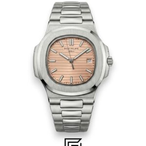 Patek Philippe Nautilus Japanese Automatic – Stainless Steel Bracelet – Salmon Dial - Image 1