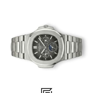 Patek Philippe Nautilus Perpetual Calendar – Grey Dial – Japanese Automatic Chronograph – Stainless Steel Bracelet - Image 3