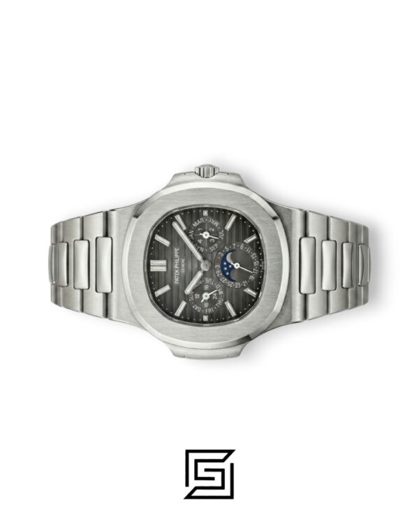Patek Philippe Nautilus Perpetual Calendar – Grey Dial – Japanese Automatic Chronograph – Stainless Steel Bracelet